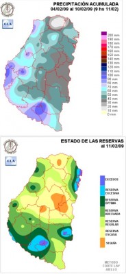 Mapa de precipitaciones