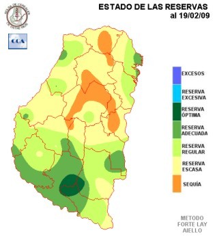 Mapa de reservas