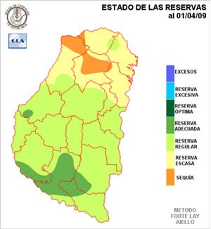 Mapa de reservas