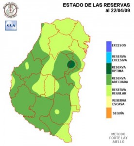 Mapa de reservas