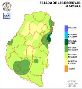 Mapa de reservas