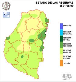 Mapa de reservas