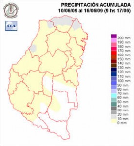 Mapa de precipitaciones