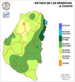 Mapa de reservas