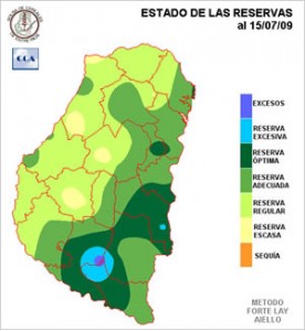 Mapa de reservas