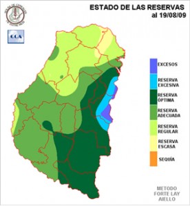 Mapa de reservas