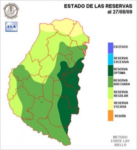 Mapa de reservas