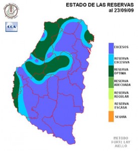 Mapa de reservas