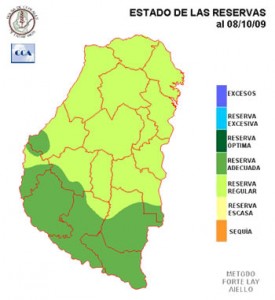 Mapa de precipitaciones