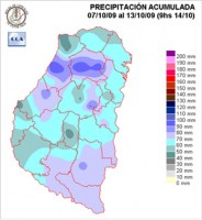 Mapa de precipitaciones