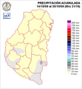 Mapa de precipitaciones