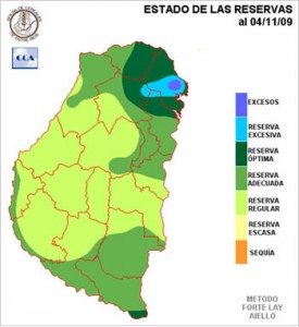 Mapa de reservas