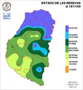 Mapa de reservas