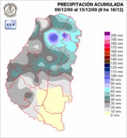 Mapa de precipitaciones