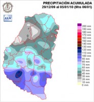 Mapa de precipitaciones