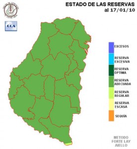 Mapa de precipitaciones