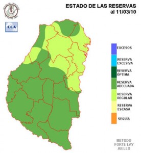 Mapa de precipitaciones