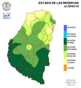 Mapa de precipitaciones