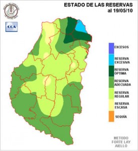 Mapa de reservas