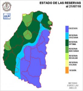 Mapa de reservas