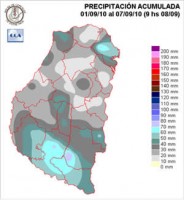 Mapa de precipitaciones