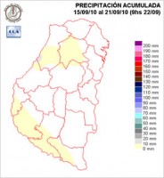 Mapa de precipitaciones