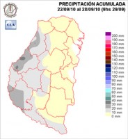 Mapa de precipitaciones