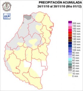 Mapa de precipitaciones