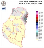 Mapa de precipitaciones