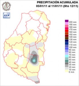 Mapa de precipitaciones