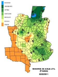 Mapa de precipitaciones