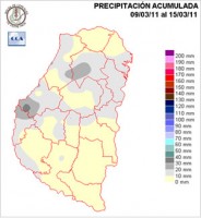 Mapa de precipitaciones