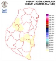 Mapa de precipitaciones