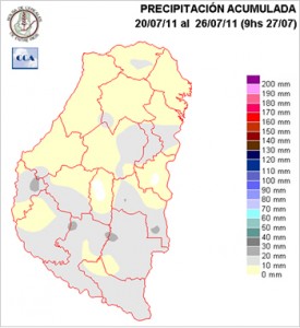 Mapa de precipitaciones