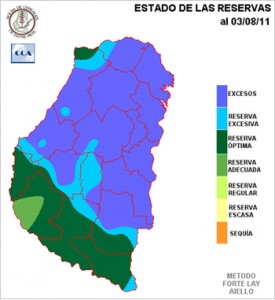 Mapa de reservas