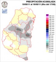 Mapa de precipitaciones