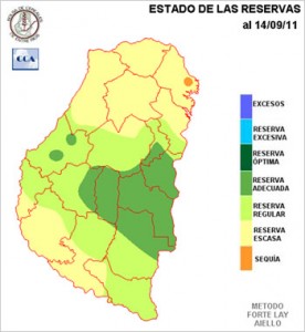 Mapa de precipitaciones