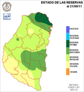 Mapa de reservas