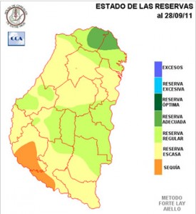 Mapa de precipitaciones