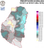 Mapa de precipitaciones