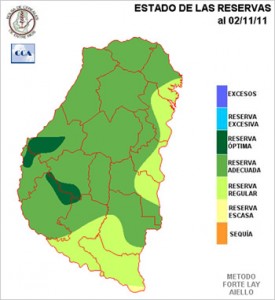 Mapa de reservas