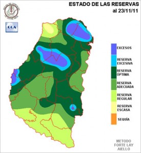 Mapa de reservas