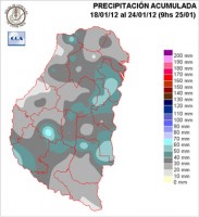 Mapa de precipitaciones