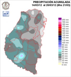 Mapa de precipitaciones