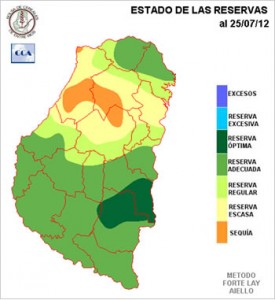 Mapa de precipitaciones