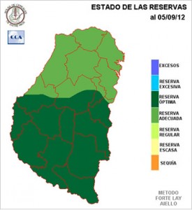 Mapa de reservas