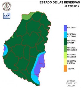 Mapa de reservas