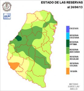 Mapa de reservas