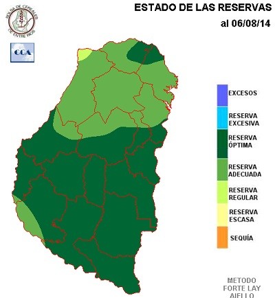 Mapa de reservas