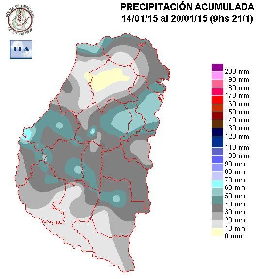 Mapa de precipitaciones